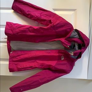 North face hooded windbreaker, 10/12